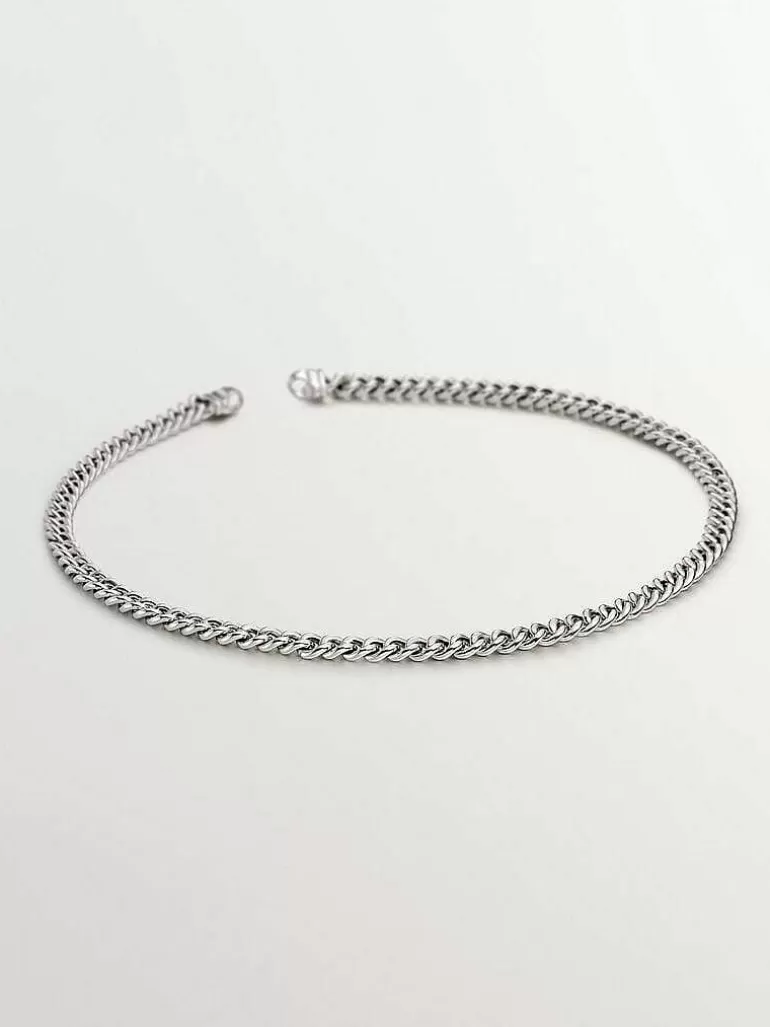 Cadenas-Aristocrazy Cadena De Eslabones Barbados De Plata 925