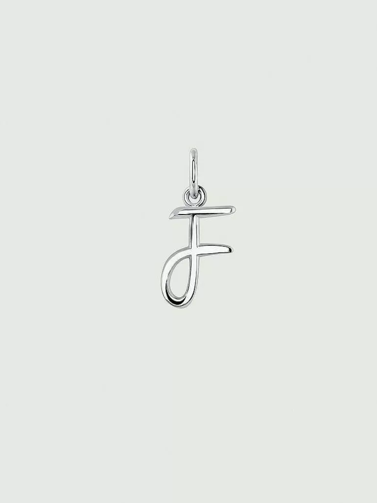 Charms De Letras-Aristocrazy Charm De Plata 925 Con Inicial F