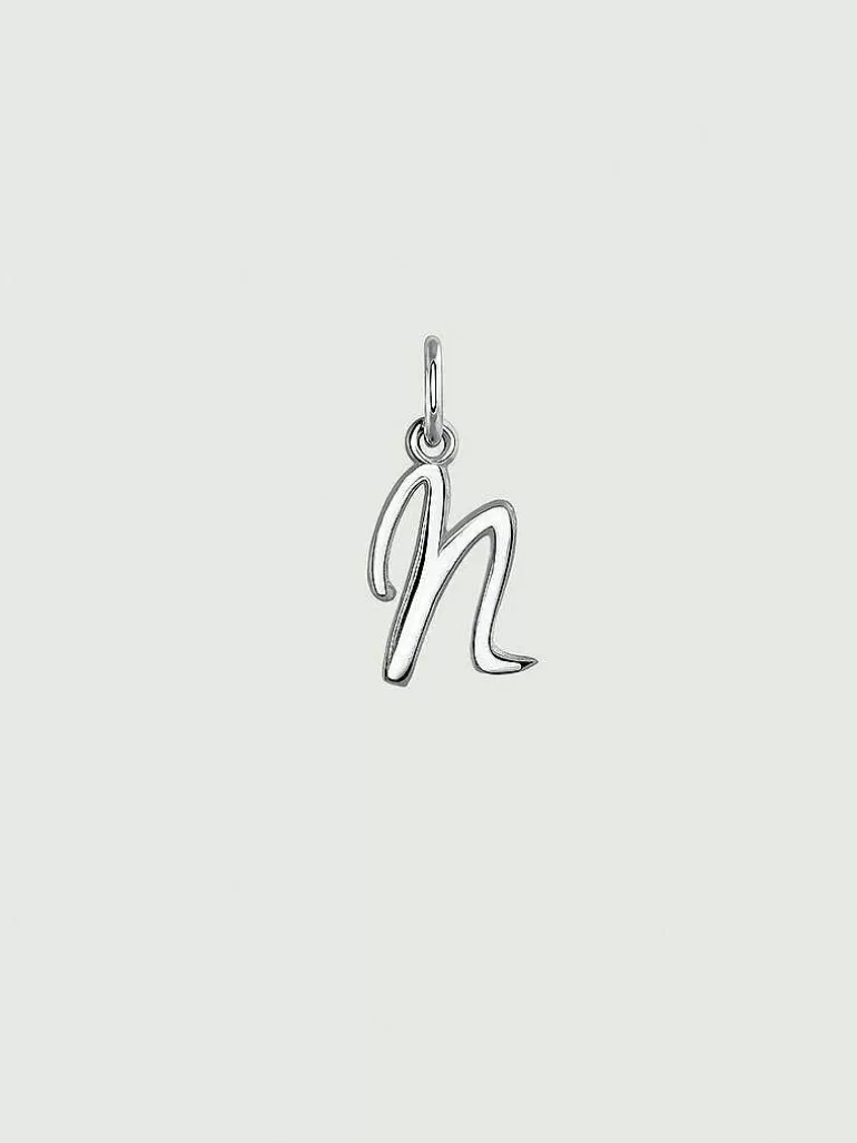 Charms De Letras-Aristocrazy Charm De Plata 925 Con Inicial N