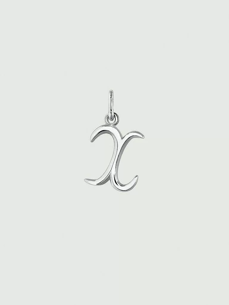 Charms De Letras-Aristocrazy Charm De Plata 925 Con Inicial X