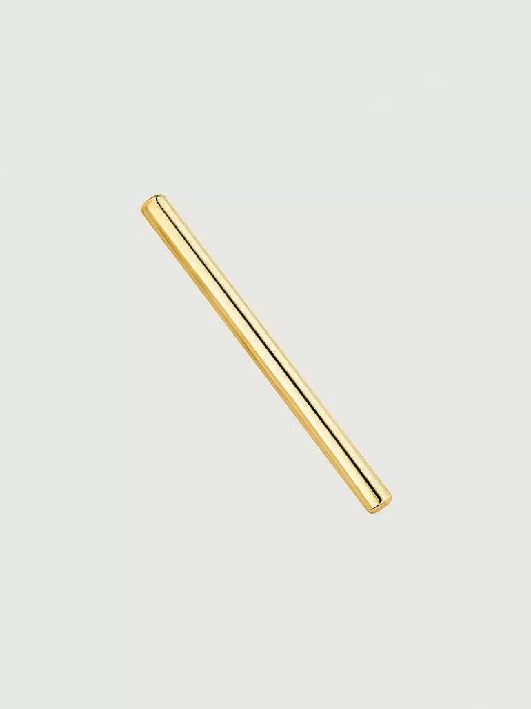 Piercings De Oro-Aristocrazy Piercing Barra Industrial De Oro Amarillo De 18K